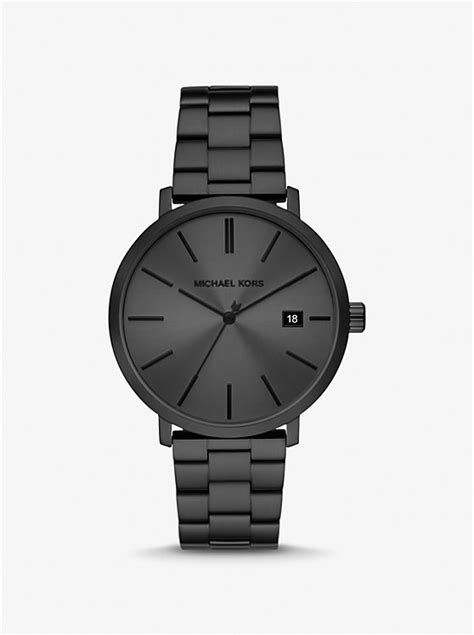 michael kors blake navy tone watch|Oversized Blake Black.